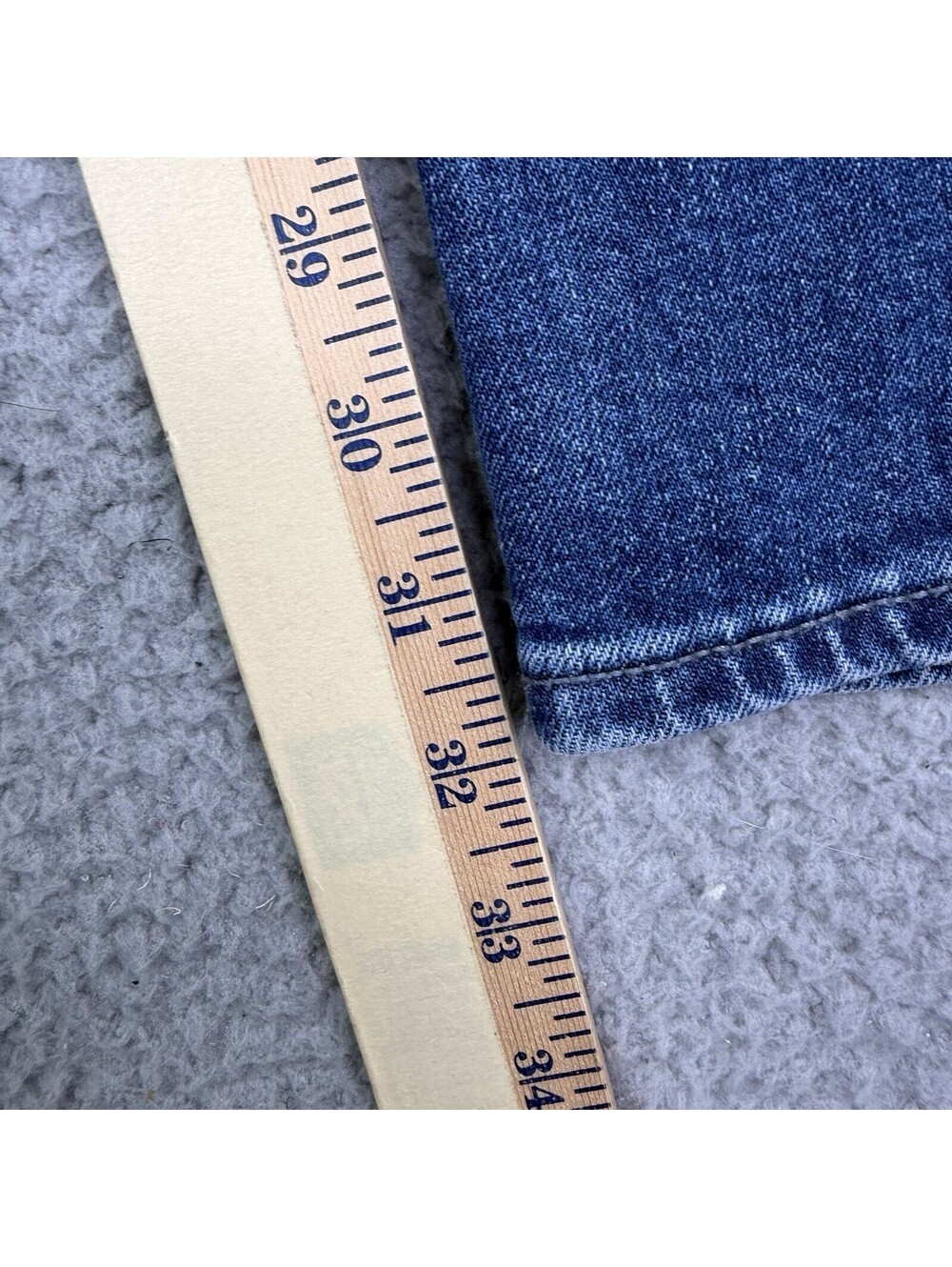 Lucchese Men's Jesse Slim Straight Washed Blue Jeans 32W X 32L Italy Fabric $325 - Picture 7 of 13